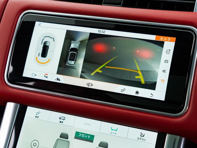 レンジローバースポーツ オートバイオグラフィーダイナミック　認定中古車　パノラミックスライディングルーフ　ＬＥＤヘッドライト　シートクーラー　シートヒーター　ステアリングヒーター　レッドレザー　純正２２インチＡＷ　ブラックパック　フル液晶メーター（12枚目）