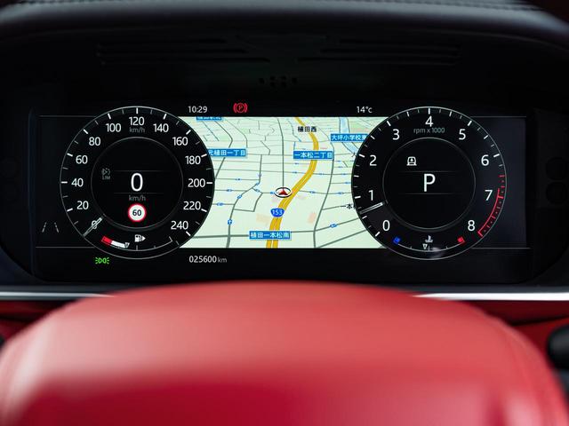 レンジローバースポーツ オートバイオグラフィーダイナミック　認定中古車　パノラミックスライディングルーフ　ＬＥＤヘッドライト　シートクーラー　シートヒーター　ステアリングヒーター　レッドレザー　純正２２インチＡＷ　ブラックパック　フル液晶メーター（13枚目）