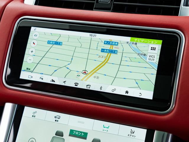 レンジローバースポーツ オートバイオグラフィーダイナミック　認定中古車　パノラミックスライディングルーフ　ＬＥＤヘッドライト　シートクーラー　シートヒーター　ステアリングヒーター　レッドレザー　純正２２インチＡＷ　ブラックパック　フル液晶メーター（47枚目）