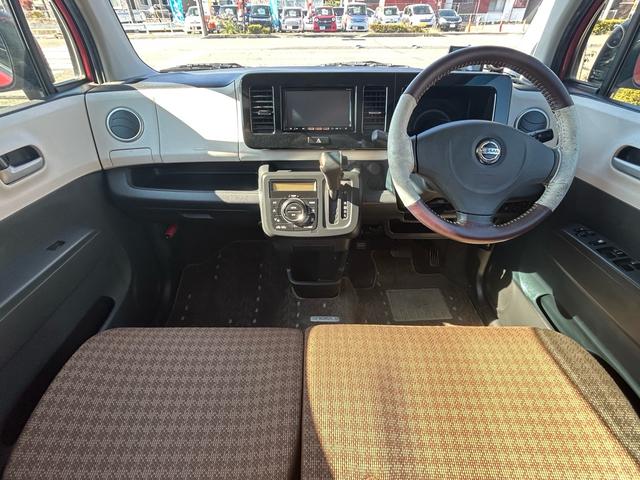 モコ Xアイドリングストップ 保証付 修復歴無 禁煙車 車検2年付 ナビ Bluetooth フルセグTV コンピューター診断済 プッシュスタート スマートキー2個 CD DVD USB 社外アルミホイール ドライブレコーダー(7枚目)