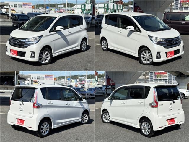 デイズ ハイウェイスター　Ｘ　アラウンドビューモニター　エマージェンシーブレーキ　インテリキー２個　ＥＴＣ　社外ナビ　地デジＴＶ　ＨＩＤライト　アイドリングストップ　オートハイビーム　純正アルミ　ブルートゥース　オートリトラミラー（6枚目）