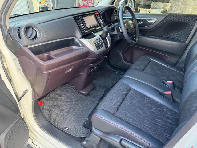 N-WGNカスタム G・ターボパッケージ 社外SDナビ フルセグTV バックカメラ HIDライト スマートキー2個 社外15インチAW ドラレコ ステアリングリモコン CTBA クルコン ハーフレザー オートリトラミラー フロアマット(77枚目)