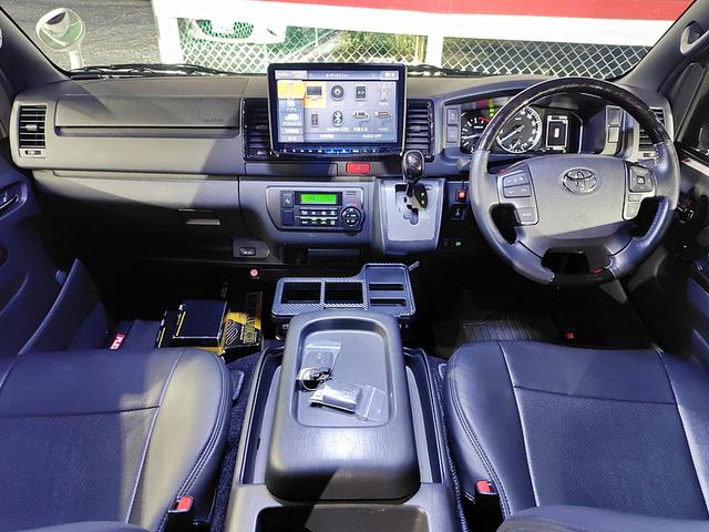 ハイエースバン スーパーGL ダークプライムII 4WD ETC 全周囲カメラ ナビ TV クリアランスソナー レーンアシスト 衝突被害軽減システム 両側電動スライドドア オートマチックハイビーム オートライト スマートキー 電動格納ミラー AT(2枚目)