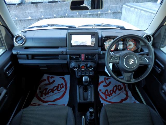 ジムニー ＸＣ　１年保証付き／４ＷＤ／ＡＴ車／衝突軽減ブレーキ／オートクルーズ／社外ナビ／フルセグＴＶ／Ｂｌｕｅｔｏｏｔｈ対応／シートヒーター／ＬＥＤヘッドライト／純正アルミ／車線逸脱防止／プッシュエンジンスタート（5枚目）