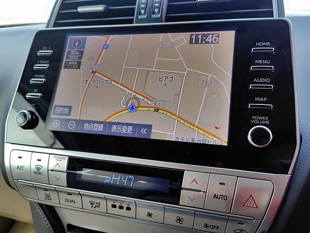 ランドクルーザープラド ＴＸ　Ｌパッケージ　マットブラックエディション　４ＷＤ　ドライブレコーダー　全周囲カメラ　クリアランスソナー　オートクルーズコントロール　レーンアシスト　パワーシート　衝突被害軽減システム　サンルーフ　ナビ　ＴＶ　オートマチックハイビーム（5枚目）