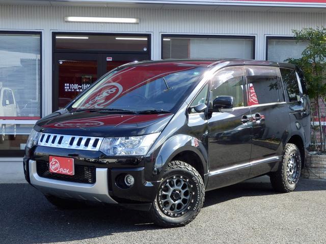 デリカＤ：５ Ｄ　パワーパッケージ　１年保証付／４ＷＤ／軽油／両側電動スライドドア／ＭＫＷ１６インチアルミ／ＢＦグッドリッチＡＴタイヤ／アルパイン後席モニタ／純正ナビ／地デジＴＶ／バックカメラ／ＥＴＣ／シートヒーター／オートクルーズ／（8枚目）