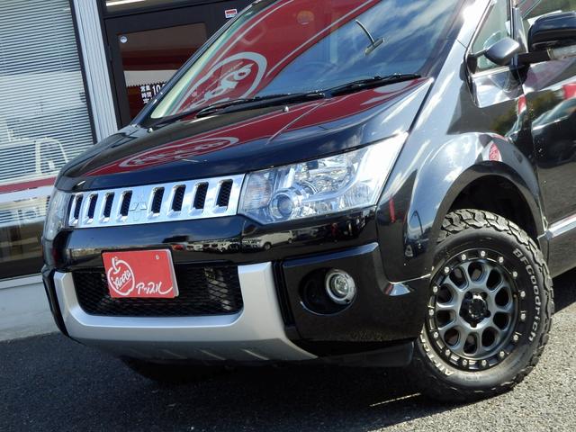 デリカＤ：５ Ｄ　パワーパッケージ　１年保証付／４ＷＤ／軽油／両側電動スライドドア／ＭＫＷ１６インチアルミ／ＢＦグッドリッチＡＴタイヤ／アルパイン後席モニタ／純正ナビ／地デジＴＶ／バックカメラ／ＥＴＣ／シートヒーター／オートクルーズ／（9枚目）