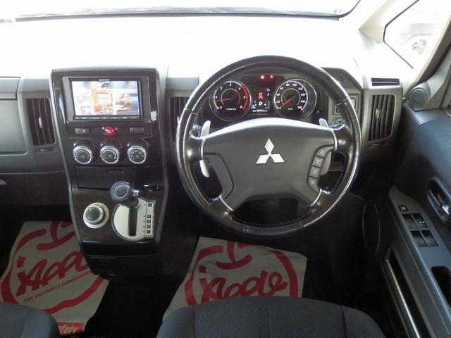 デリカＤ：５ Ｄ　パワーパッケージ　１年保証付／４ＷＤ／軽油／両側電動スライドドア／ＭＫＷ１６インチアルミ／ＢＦグッドリッチＡＴタイヤ／アルパイン後席モニタ／純正ナビ／地デジＴＶ／バックカメラ／ＥＴＣ／シートヒーター／オートクルーズ／（42枚目）