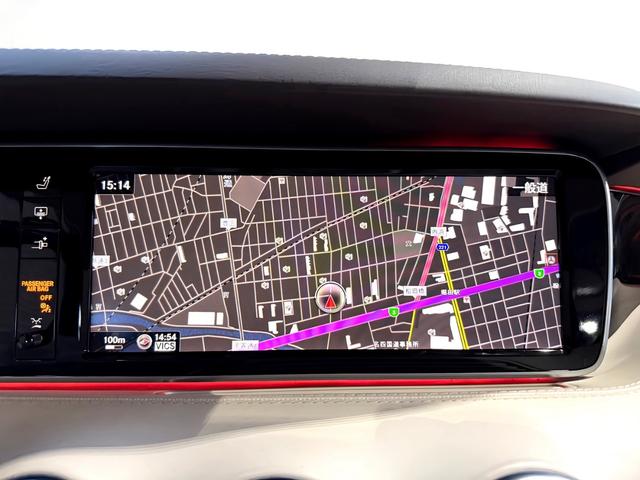 Sクラス S63 AMG 4マチック クーペ エメラルドグリーン 22インチAW ローダウン パナメリカーナグリル アップルカープレイ デジタルインナーミラー パノラマルーフ(34枚目)