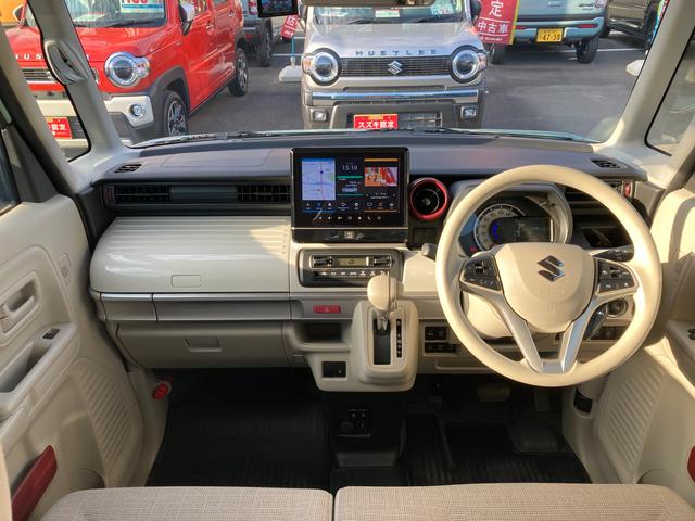 スペーシア HYBRID X 3型 アップグレードパッケージ、全方位モニター付メモリーナビ、スズキコネクト対応通信機装着(2枚目)