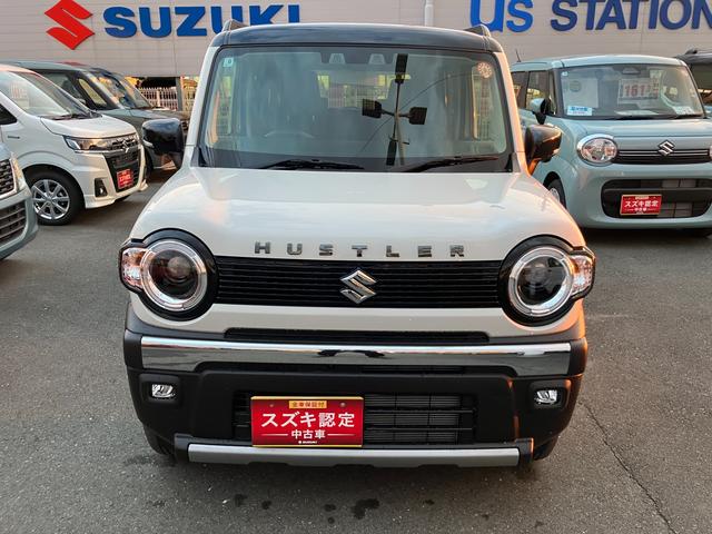 ハスラー タフワイルドターボ　３型　ターボ　　全方位モニター付メモリーナビゲーション　スズキコネクト対応通信機装着　デュアルカメラブレーキサポート（2枚目）