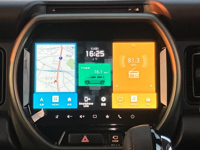 ハスラー タフワイルドターボ　３型　ターボ　　全方位モニター付メモリーナビゲーション　スズキコネクト対応通信機装着　デュアルカメラブレーキサポート（4枚目）