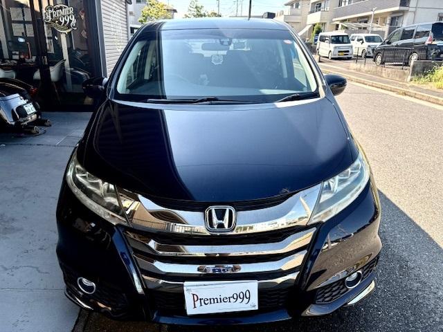 オデッセイ アブソルート・ＥＸ　前後ドラレコ　Ｂカメラ　ＥＴＣ　Ｂｌｕｅｔｏｏｔｈ　フリップダウンモニター　両パワースライドドア　純正ナビ　パワーシート　オットマン　アイドリングストップ　衝突軽減システム（2枚目）
