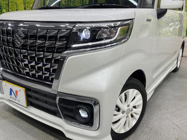 スペーシアカスタム ハイブリッドＧＳ　純正ナビ　電動スライド　衝突軽減装置　ＬＥＤヘッドライト　ドラレコ　ＥＴＣ　Ｂｌｕｅｔｏｏｔｈ　オートエアコン　スマートキー　プッシュスタート　シートリフター　シートヒーター　サンシェード（12枚目）