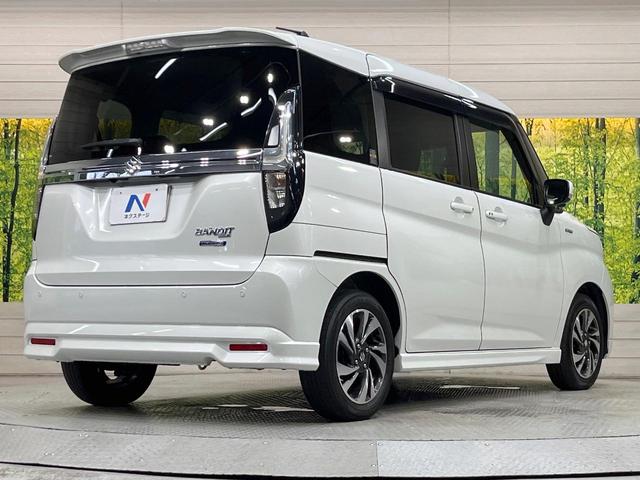 ソリオバンディット ハイブリッドＭＶ　純正９型ナビ　全周囲カメラ　禁煙車　両側電動スライドドア　ドライブレコーダー　スマートキー＆プッシュスタート　衝突被害軽減装置　ＬＥＤヘッドライト　横滑り防止装置　盗難防止システム　電動格納ミラー（17枚目）