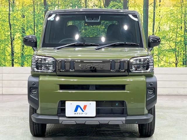 タフト Ｇ　ダーククロムベンチャー　ガラスルーフ　バックカメラ　衝突被害軽減システム　禁煙車　コーナーセンサー　スマートキー　ＬＥＤヘッド　オートハイビーム　車線逸脱警報　オートライト　オートエアコン　純正１５インチアルミ（14枚目）