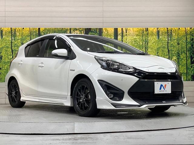 アクア S TRDエアロ 純正9型ナビ 衝突軽減装置 LEDヘッド ETC ドラレコ Bluetooth オートエアコン スマートキー プッシュスタート シートリフター 電動格納ドアミラー(16枚目)