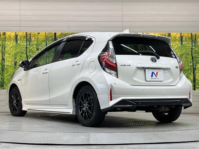 アクア S TRDエアロ 純正9型ナビ 衝突軽減装置 LEDヘッド ETC ドラレコ Bluetooth オートエアコン スマートキー プッシュスタート シートリフター 電動格納ドアミラー(57枚目)