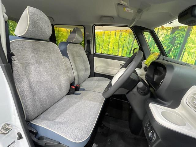 ムーヴキャンバス ストライプスG 両側電動ドア 純正9型DA 全周囲カメラ 衝突軽減装置 レーダークルーズ 禁煙車 コーナーセンサー スマートキー LEDヘッド ETC 車線逸脱警報 オートライト オートエアコン 置くだけ充電(8枚目)