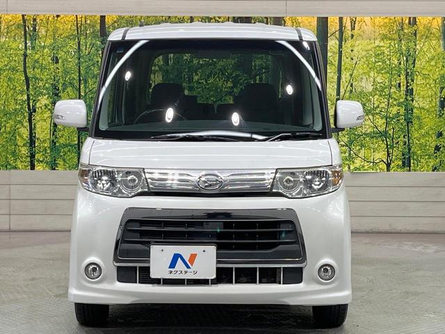 タント カスタムX SDナビ 電動スライドドア 禁煙車 スマートキー LEDヘッド ETC オートエアコン Bluetooth CD 電動格納ミラー HIDヘッドライト(14枚目)