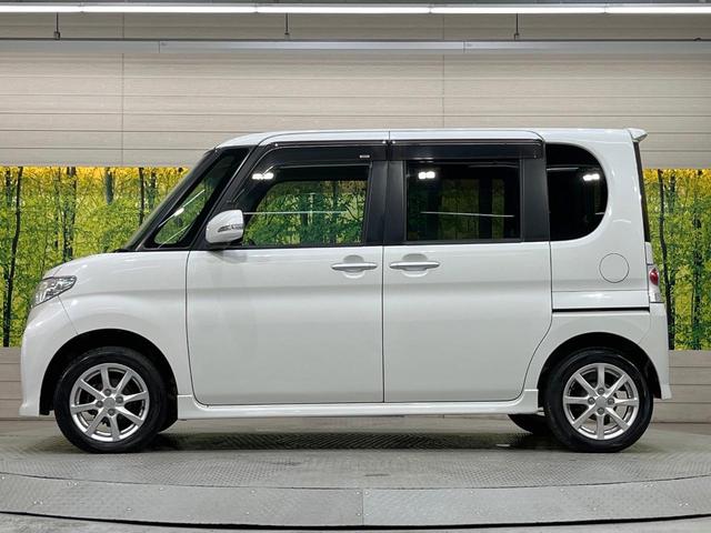 タント カスタムX SDナビ 電動スライドドア 禁煙車 スマートキー LEDヘッド ETC オートエアコン Bluetooth CD 電動格納ミラー HIDヘッドライト(49枚目)