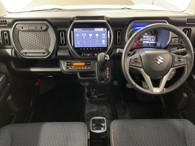 ハスラー Jスタイルターボ メーカー9型ナビ 全周囲カメラ 衝突被害軽減システム レーダークルーズ 禁煙車 ドラレコ コーナーセンサー スマートキー LEDヘッド ルーフレール ビルトインETC オートライト オートエアコン(2枚目)