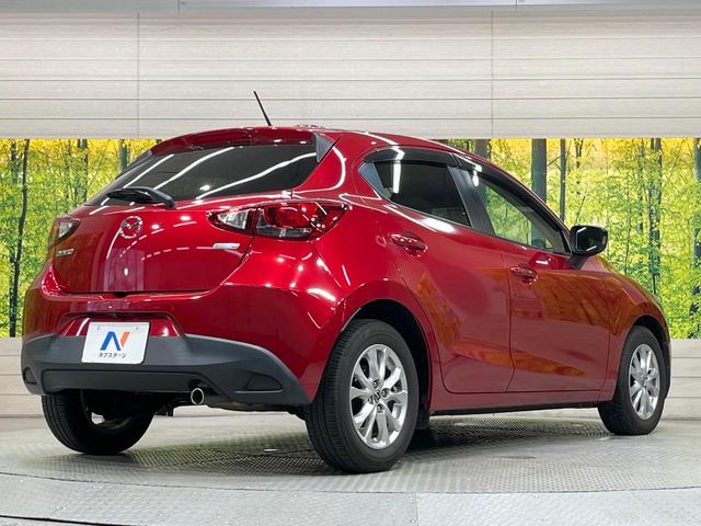 デミオ XD 純正ナビ 衝突軽減装置 クルコン ETC バックカメラ LEDヘッド シートヒーター オートエアコン スマートキー プッシュスタート 電動格納ドアミラー アイドリングストップ(17枚目)