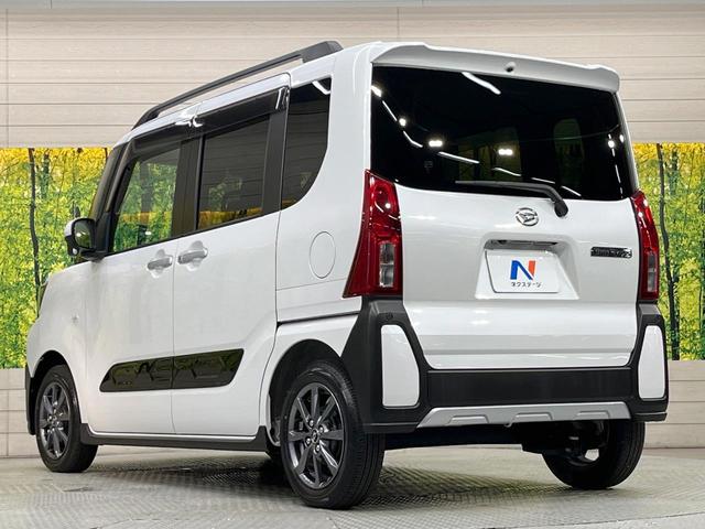 タント ファンクロス SDナビ 全周囲カメラ 両側電動ドア 衝突被害軽減システム 禁煙車 コーナーセンサー スマートキー LEDヘッド ETC オートハイビーム オートライト オートエアコン 純正14インチアルミ(17枚目)