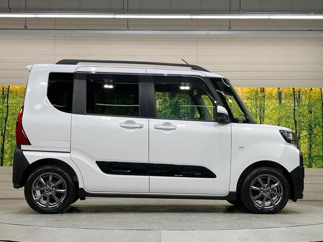 タント ファンクロス SDナビ 全周囲カメラ 両側電動ドア 衝突被害軽減システム 禁煙車 コーナーセンサー スマートキー LEDヘッド ETC オートハイビーム オートライト オートエアコン 純正14インチアルミ(56枚目)
