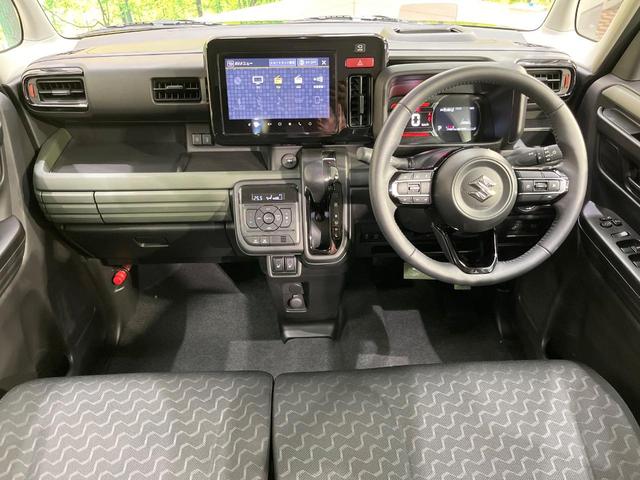 スペーシアギア ハイブリッドXZ 純正9型ナビ 両側電動スライド 全周囲カメラ 衝突軽減 レーダークルーズ 禁煙車 コーナーセンサー スマートキー 車線逸脱警報 オートエアコン 純正14インチアルミ Bluetooth フルセグ(2枚目)