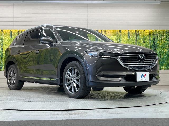 CX-8 XD Lパッケージ 純正ナビ 後席モニター BOSEサウンド 全周囲カメラ 衝突軽減装置 レーダークルーズ 禁煙車 電動リアゲート レザーシート 前席シートエアコン ブラインドスポットモニター LEDヘッド ETC(17枚目)