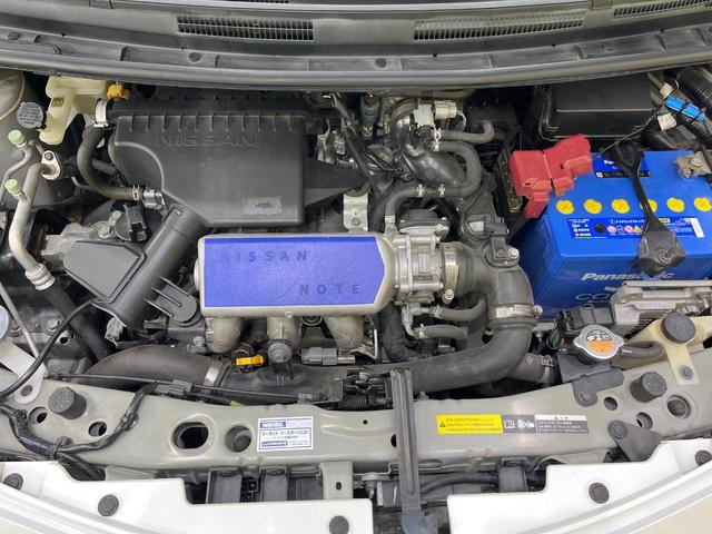 ノート ライダー　エマージェンシーブレーキパッケージ　純正ナビ　バックカメラ　衝突軽減装置　禁煙車　ドラレコ　ＥＴＣ　ＬＥＤヘッド　スマートキー　デジタルミラー　オートエアコン　Ｂｌｕｅｔｏｏｔｈ再生　ＣＤ／ＤＶＤ再生　革巻きステアリング（18枚目）