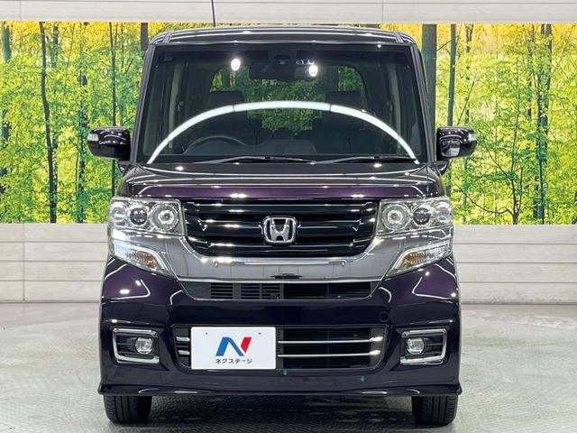 N-BOXカスタム G ターボSSブラックスタイルパッケージ ターボ SDナビ 両側電動スライド クルコン 衝突軽減装置 禁煙車 合皮シート ドラレコ スマートキー HIDヘッド シートヒーター ETC オートライト オートエアコン 純正15インチアルミ(14枚目)