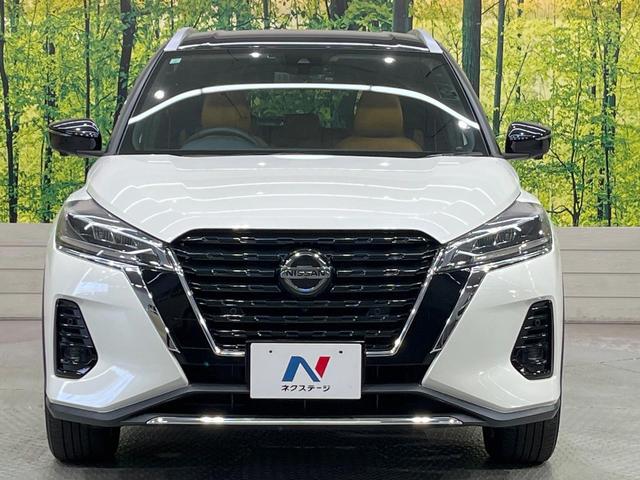 キックス X ツートーンインテリアエディション 純正9型ナビ 全周囲カメラ プロパイロット 禁煙車 2トーンカラー ハーフレザーシート シートヒーター スマートキー LEDヘッド ETC デジタルインナーミラー オートライト オートエアコン(14枚目)