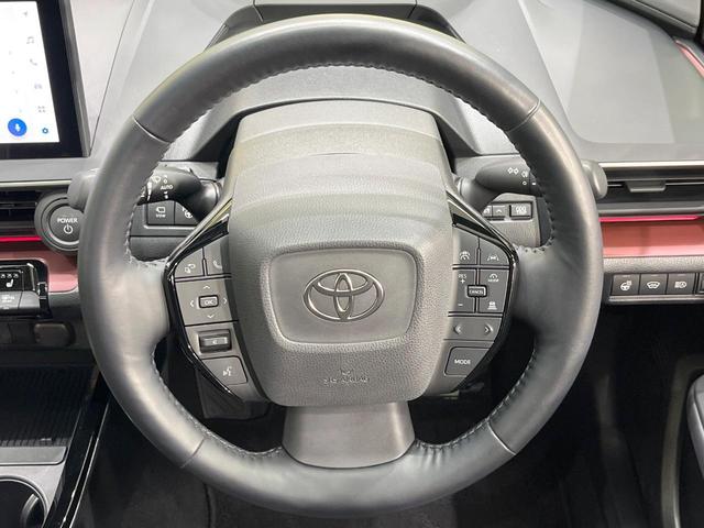 プリウス Z 純正12型ディスプレイオーディオ ガラスルーフ バックカメラ 禁煙車 電動リアゲート ハーフレザーシート 前席シートエアコン パワーシート コーナーセンサー スマートキー LEDヘッド(11枚目)