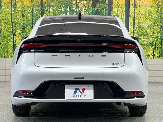 プリウス Z 純正12型ディスプレイオーディオ ガラスルーフ バックカメラ 禁煙車 電動リアゲート ハーフレザーシート 前席シートエアコン パワーシート コーナーセンサー スマートキー LEDヘッド(15枚目)