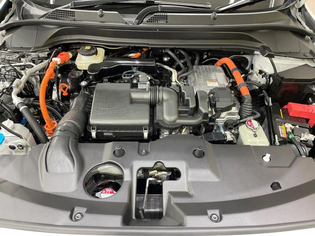 ヴェゼル e:HEV Z 純正9型ナビ 全周囲カメラ ブラインドスポットモニター レーダークルーズ ETC Bluetooth フルセグTV 衝突軽減装置 LEDヘッド 置くだけ充電 パドルシフト 電動リアゲート(18枚目)