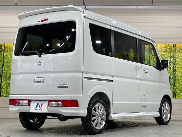 エブリイワゴン PZターボスペシャル ターボ 両側電動スライドドア 衝突軽減装置 オートエアコン シートヒーター LEDヘッド スマートキー プッシュスタート 電動格納ドアミラー オートライト 14インチアルミホイール(17枚目)