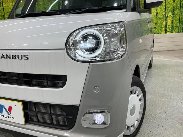 ムーヴキャンバス ストライプスＧ　届出済未使用車　両側電動ドア　純正ＳＤナビ　バックカメラ　衝突被害軽減システム　コーナーセンサー　スマートキー　ＬＥＤヘッド　オートライト　オートエアコン　Ｂｌｕｅｔｏｏｔｈ　ＣＤ　ＤＶＤ再生（12枚目）