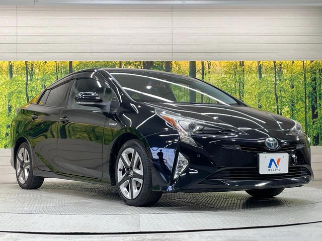 プリウス Ａツーリングセレクション　ＢＩＧＸ９型ナビ　バックカメラ　衝突軽減　レーダークルーズ　禁煙車　ハーフレザーシート　コーナーセンサー　スマートキー　シートヒーター　ＬＥＤヘッド　ビルトインＥＴＣ　オートハイビーム　オートライト（16枚目）