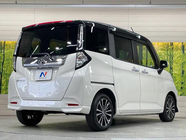 ルーミー カスタムＧ－Ｔ　純正９型ＤＡ　ターボ　両側電動ドア　全周囲カメラ　衝突被害軽減システム　レーダークルーズ　禁煙車　スマートキー　ＬＥＤヘッド　ビルトインＥＴＣ　オートハイビーム　車線逸脱警報　オートライト（17枚目）