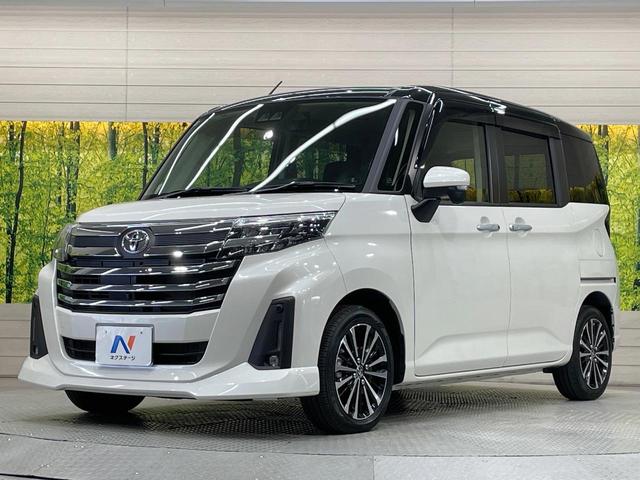 ルーミー カスタムＧ－Ｔ　純正９型ＤＡ　ターボ　両側電動ドア　全周囲カメラ　衝突被害軽減システム　レーダークルーズ　禁煙車　スマートキー　ＬＥＤヘッド　ビルトインＥＴＣ　オートハイビーム　車線逸脱警報　オートライト（65枚目）