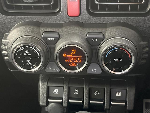 ジムニー ＸＣ　４ＷＤ　ターボ　届出済未使用車　衝突被害軽減システム　コーナーセンサー　スマートキー　ＬＥＤヘッド　クルコン　オートハイビーム　車線逸脱警報　オートライト　オートエアコン　純正１５インチアルミ（6枚目）