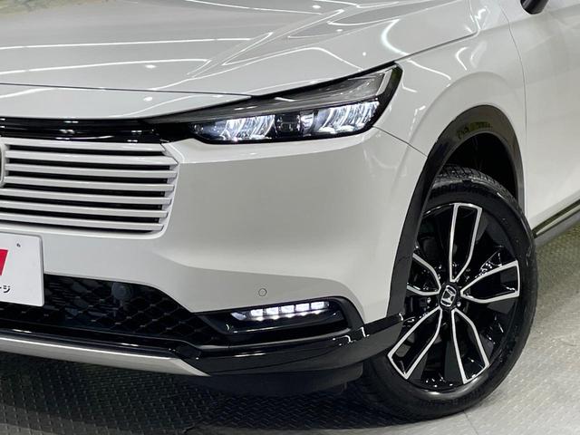 ヴェゼル e:HEV Z 純正9型ナビ 全周囲カメラ 衝突軽減 レーダークルーズ 禁煙車 電動リアゲート ハーフレザーシート ドラレコ コーナーセンサー スマートキー LEDヘッド 純正18インチアルミ オートハイビーム(12枚目)
