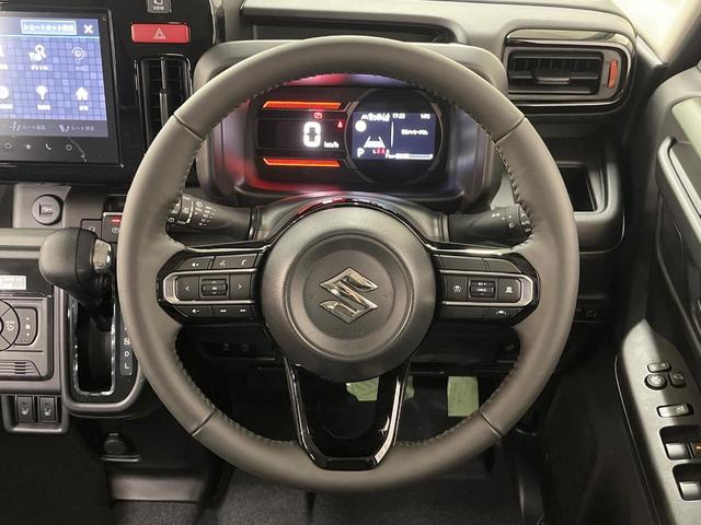 スペーシアギア ハイブリッドＸＺ　届出済未使用車　純正９型ナビ　両側電動ドア　全周囲カメラ　衝突軽減　コーナーセンサー　スマートキー　ＬＥＤヘッド　純正１４インチアルミ　オートハイビーム　車線逸脱警報　オートライト　オートエアコン（11枚目）