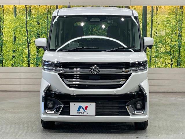 スペーシアカスタム ハイブリッドＸＳターボ　タ―ボ　メーカー９型ナビ　全周囲カメラ　ＥＴＣ　ドラレコ　サーキュレーター　衝突軽減装置　Ｂｌｕｅｔｏｏｔｈ　フルセグＴＶ　ＬＥＤヘッドライト　レーダークルーズ　スマートキー　プッシュスタート（14枚目）