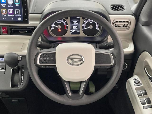 ムーヴキャンバス ストライプスＧ　届出済未使用車　純正９型ＤＡ　両側電動ドア　バックカメラ　衝突被害軽減システム　コーナーセンサー　スマートキー　ＬＥＤヘッド　オートライト　オートエアコン　Ｂｌｕｅｔｏｏｔｈ　フルセグ（11枚目）