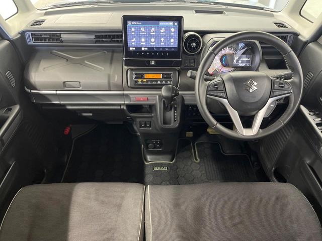 スペーシアギア ハイブリッドＸＺ　純正９型ナビ　両側電動ドア　全周囲カメラ　衝突軽減　レーダークルーズ　禁煙車　ドラレコ　コーナーセンサー　スマートキー　ＬＥＤヘッド　ルーフレール　ビルトインＥＴＣ　純正１４インチアルミ　オートライト（2枚目）