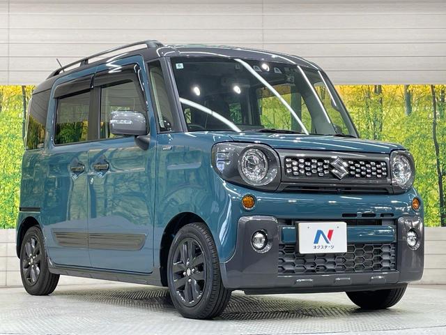 スペーシアギア ハイブリッドＸＺ　純正９型ナビ　両側電動ドア　全周囲カメラ　衝突軽減　レーダークルーズ　禁煙車　ドラレコ　コーナーセンサー　スマートキー　ＬＥＤヘッド　ルーフレール　ビルトインＥＴＣ　純正１４インチアルミ　オートライト（16枚目）