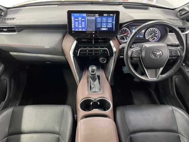 ハリアー Ｚ　レザーパッケージ　１２．３型ナビ　バックカメラ　ＪＢＬサウンド　衝突被害軽減システム　レーダークルーズ　禁煙車　電動リアゲート　レザーシート　前席シートエアコン　ドラレコ　コーナーセンサー　スマートキー　ＬＥＤヘッド（2枚目）